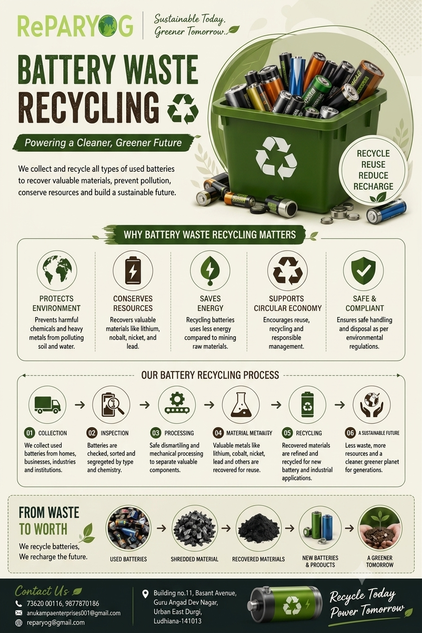 Battery Waste Recycling Facility